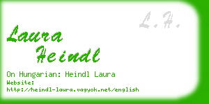 laura heindl business card